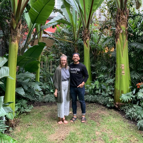 Madewell Emmett Wide Leg Crop pants in stripe - Picture 5 of 9